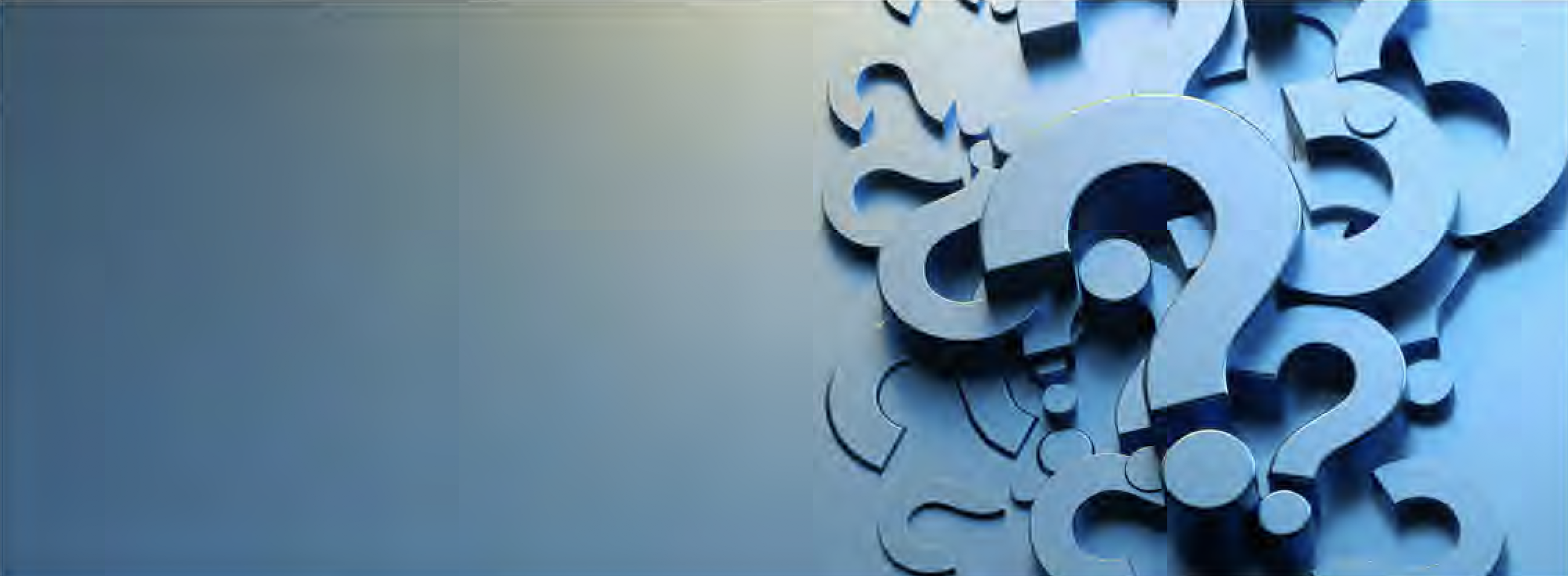 Illustration with many Question Marks