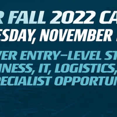 Young Hispanic man. NAVAIR Fall 2022 Career Fair, Tuesday, November 15, 12 to 4 PM EST