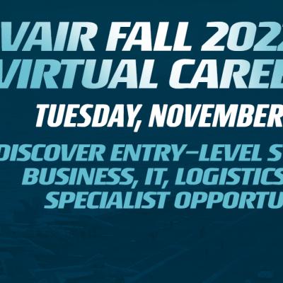 Young African American woman. NAVAIR Fall 2022 Career Fair, Tuesday, November 15, 12-4PM EST. Discover entry-level STEM, business, IT, logistics, and contract specialist opportunities 